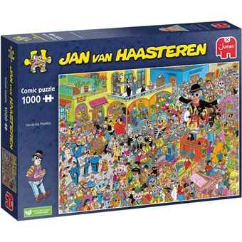 Puzzle Jumbo Jan van Haasteren No License Jan Van Haasteren - Dia De Los Muertos (1000 Pieces) | 1000 Peças - 1