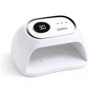 Luz de Secagem de Unhas com Luzes LED ultra-violeta 48W com Sensor Automático Sanda SD-6351 | Branco - 1