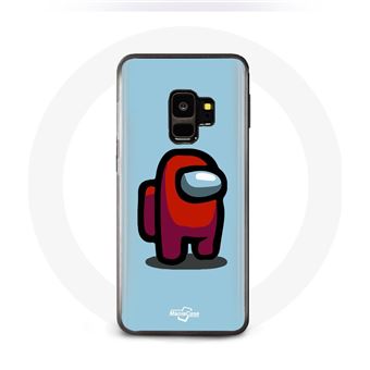 Capa Maniacase para Samsung Galaxy S9 Among Us Videogame Fundo Azul - 1