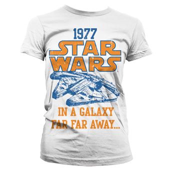 T-shirt para Mulher Star Wars 1977 | Branco | XL