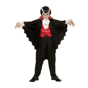 Capa Preta de Vampiro Widmann - 5-8 Anos - 1