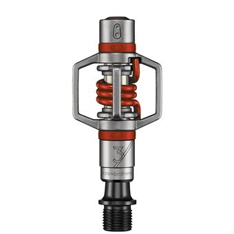 Pedal de bicicleta Crankbrothers Eggbeater 3 | Metálico, Vermelho - 1