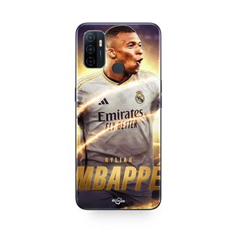 Capa Maniacase para Oppo A32 | Kylian Mbappe Real Madrid Wallpaper - 1