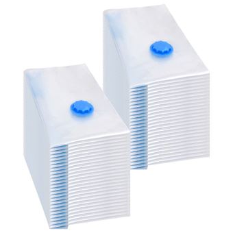 Sacos para arrumação de roupas a vácuo vidaXL | 60x40 cm | 50 Peças - 1