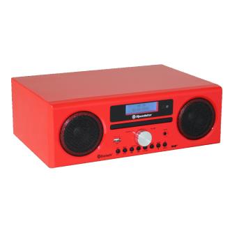 Rádio CD Roadstar HRA-9D+BT/RDL Digital 30W Vermelho - 1