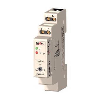 Disjuntor Zamel PMM-01 Limitador de absorção 1-Module 0,2-2kW 25A 230VAC - 1