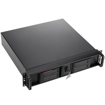 Caixa para Rack RackMatic | 19'' IPC Micro-ATX Mini-ITX 2U 4x3,5'' 1x5,25'' | Profundidade 424 mm - 1