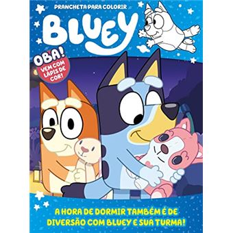 Bluey Prancheta Para Colorir - 1