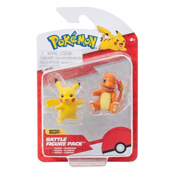 Figuras Pokémon Pikachu e Charmander - 1