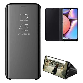 Capa Tumundosmartphone Flip Clear View para Samsung Galaxy A01 Preta - 1