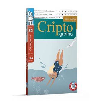 Livro Coquetel Criptograma Nível Médio Ed 80 - 1