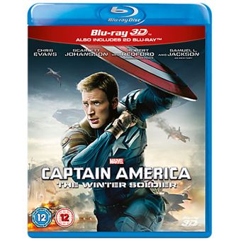 Disney Captain America: The Winter Soldier DVD 3D Inglês