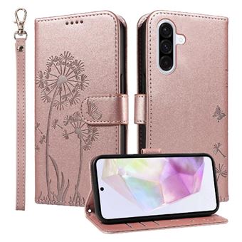 Capa Protetora ZURSANA para Samsung Galaxy A56 5G | Pele PU | Fecho Magnético | Resistente a Impactos | Compartimento para Cartões e Suporte | Rosa - 1