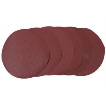 Papel de Areia para Lixadeira Varan Motors 6 Peças 180Mm Grãos 80 - 240 Vermelho - 1