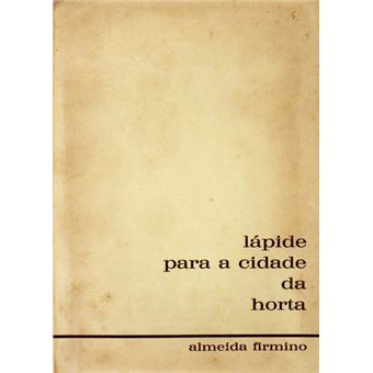 Lápide para a cidade da horta. - 1