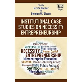 Institutional Case Studies On Necessity Entrepreneurship Pragmatic Approaches To Solving The Necessity Entrepreneur Dilemma Volume 2 - 1