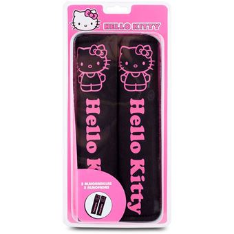 Almofadas para Cinto Automóvel Hello Kitty - Preto - 1
