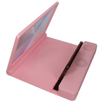 Ampliador De Ecrã Telemóvel | Zoom X3 | Altifalantes | Bluetooth Botões Rosa - 1