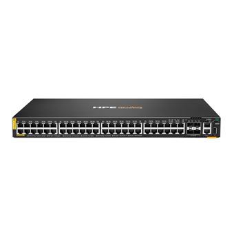 Switch de Rede HPE Aruba Networking CX 6200F 48G Class4 PoE 4SFP+ 370W - 1