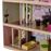 Casa de Bonecas HomCom | 13 Peças | Madeira | 3 Pisos | 60x30x71,5 cm_2