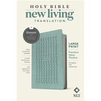 Nlt Large Print Premium Value Thinline Bible, Filament - 1