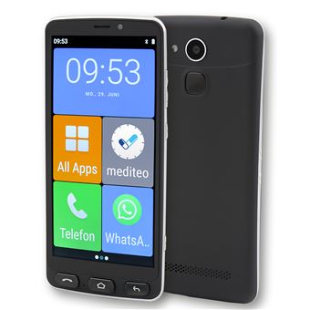 Smartphone Olympia Neo schwarz | 2 GB | 16 GB | Dual SIM | Prateado - 1