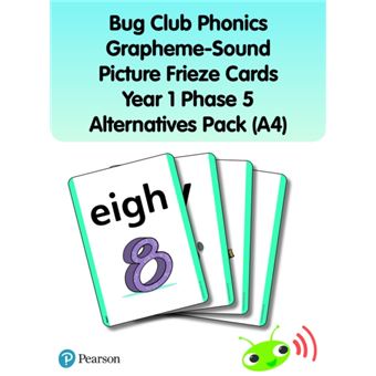 Bug Club Phonics Graphemesound Picture Frieze Cards Year 1 Phase 5 Alternatives A4 - 1