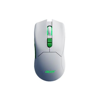 Rato Wireless Acer OMW210 | RGB | 2.4GHz | Bluetooth | 96000DPI | 700mAh | TYPE-C | 1000Hz | Branco - 1