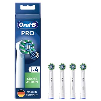 Cabeça de Escova de Dentes Oral-B CrossAction | Branco - 1