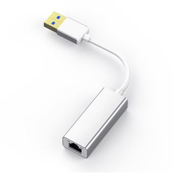 Adaptador CO-Phénix | 1000Mbps |  USB 3.0-RJ45 | Prateado - 1