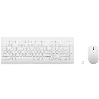 Teclado Wireless + Rato Lenovo GX30W75336 | Branco - 1