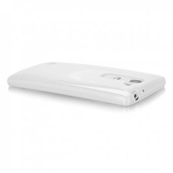 Capa Lmobile em Gel Estilo Metálico para LG Magna / Y90/ G4C Branco - 1