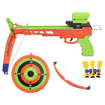 Conjunto tiro com arco Infantil vidaXL com besta dardo e alvo - 1