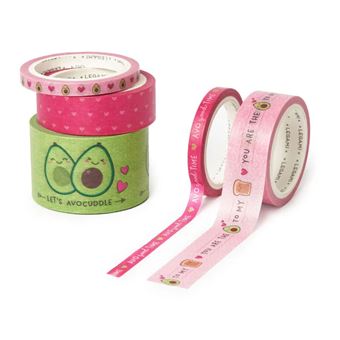 Fita Decorativa Washi Tape Legami Tape By Tape Abacate | 5x5M - 1