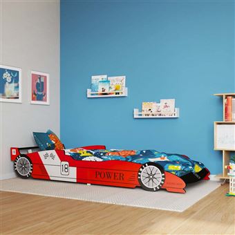 Cama Infantil Carro de Corrida vidaXL, MDF