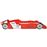 Cama Infantil Carro de Corrida vidaXL | MDF | 200x90 cm - Vermelho_2