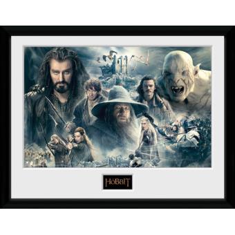 Poster Emoldurado The Hobbit Battle of Five Armies Collage 40 x 30 cm