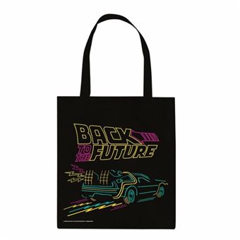 Tote Bag Neon DeLorean - 1