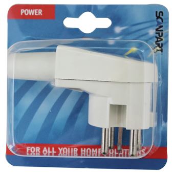 Ficha Elétrica SCANPART 2480579100 | Creme - 1