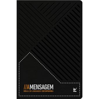 Bíblia A Mensagem Letra Gigante Preta: Bíblia Em Linguagem Contemporânea - 1