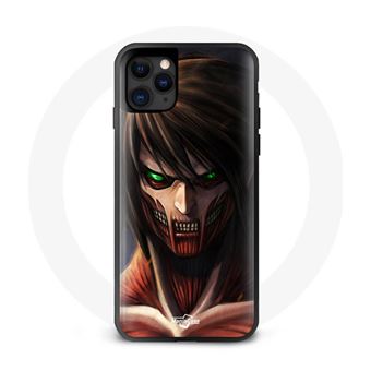 Capa Maniacase para Iphone 13 Pro Max Eren Yeager Attack On Titan Anime Manga - 1