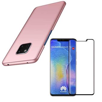Kit Película de Vidro 5D Full Cover e Capa Slimshield Phonecare para Huawei Mate 20 Pro Cor-de-Rosa - 1
