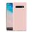 Capa e TPU Magunivers Pele Fosca Anti-Choque Rosa para Samsung Galaxy S10_0