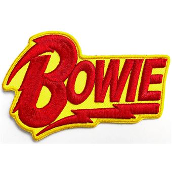 Emblema Rock Off David Bowie | Diamond Dogs 3D Logo | Woven Patch - 1