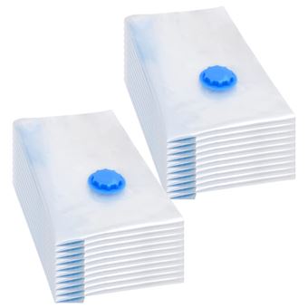 Sacos para arrumação de roupas a vácuo vidaXL | 60x40 cm | 20 Peças - 1