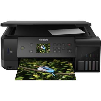 Impressora Multifunções Jacto de Tinta Epson L7160 Wi-Fi Preto