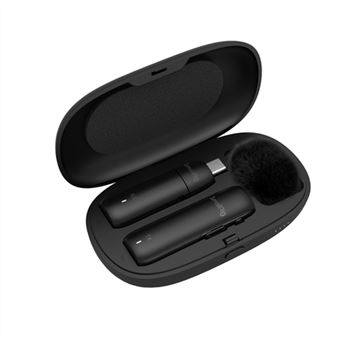 Microfone Wireless SmallRig 3495 Wave W1-C Lavalier | Preto - 1