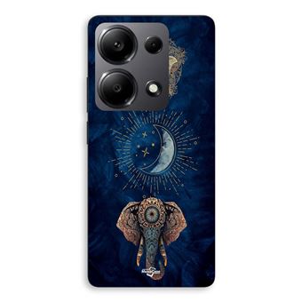 Capa Maniacase para Xiaomi Redmi Note 13 Pro 4G | Hamsa e Ganesha Visão espiritual - 1