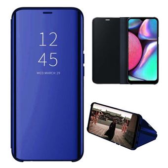 Capa Tumundosmartphone flip Clear View para Samsung Galaxy A01 cor azul - 1