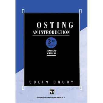 Costing : An introduction Teachers' Manual - Paperback - 1994 - 1